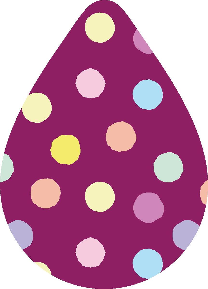 Purple Polka Dot Earrings
