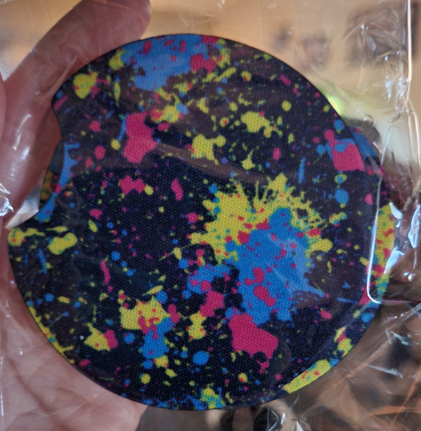 Paint Splatter Car Coasters