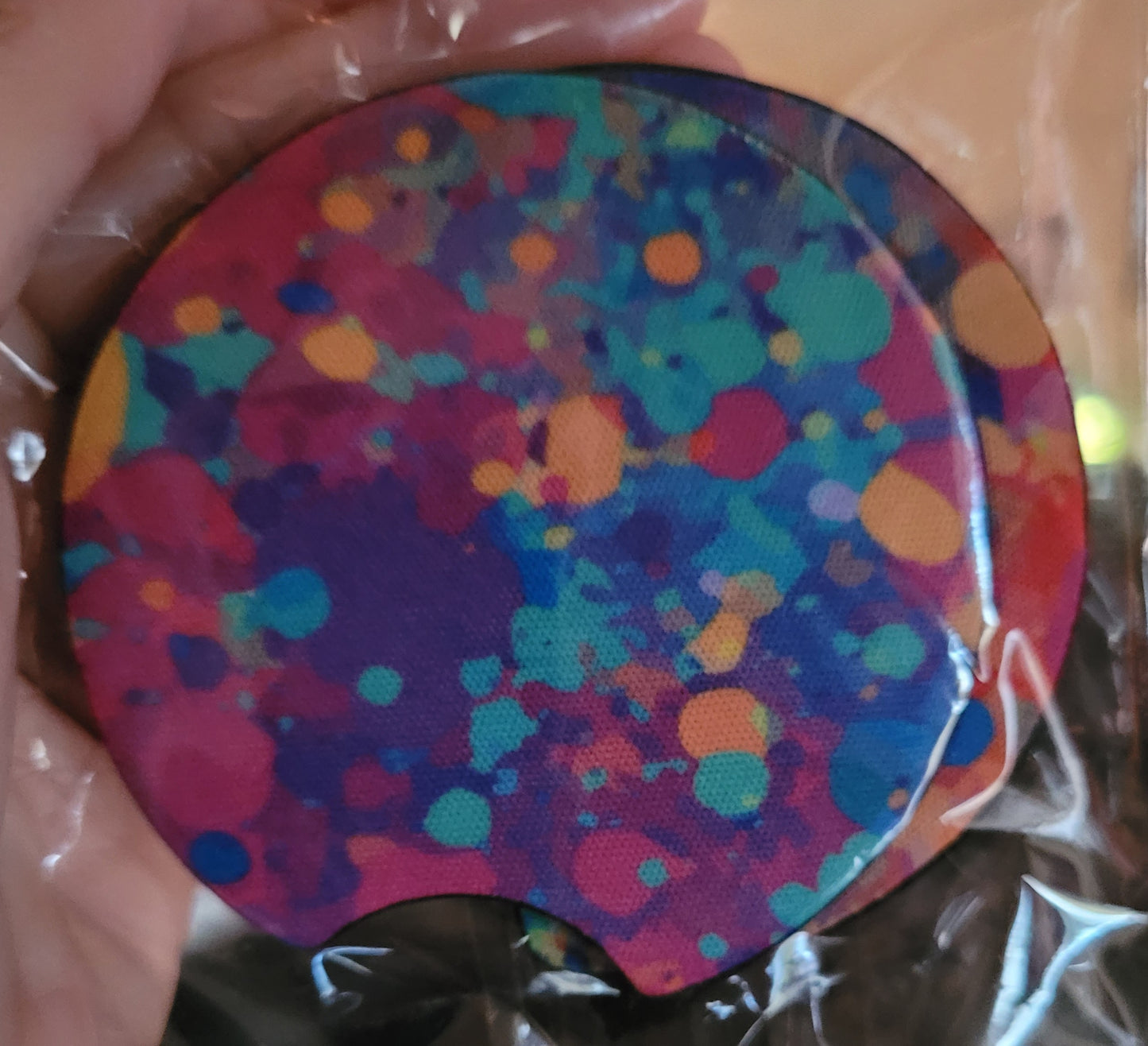 Paint Drops Car Coasters