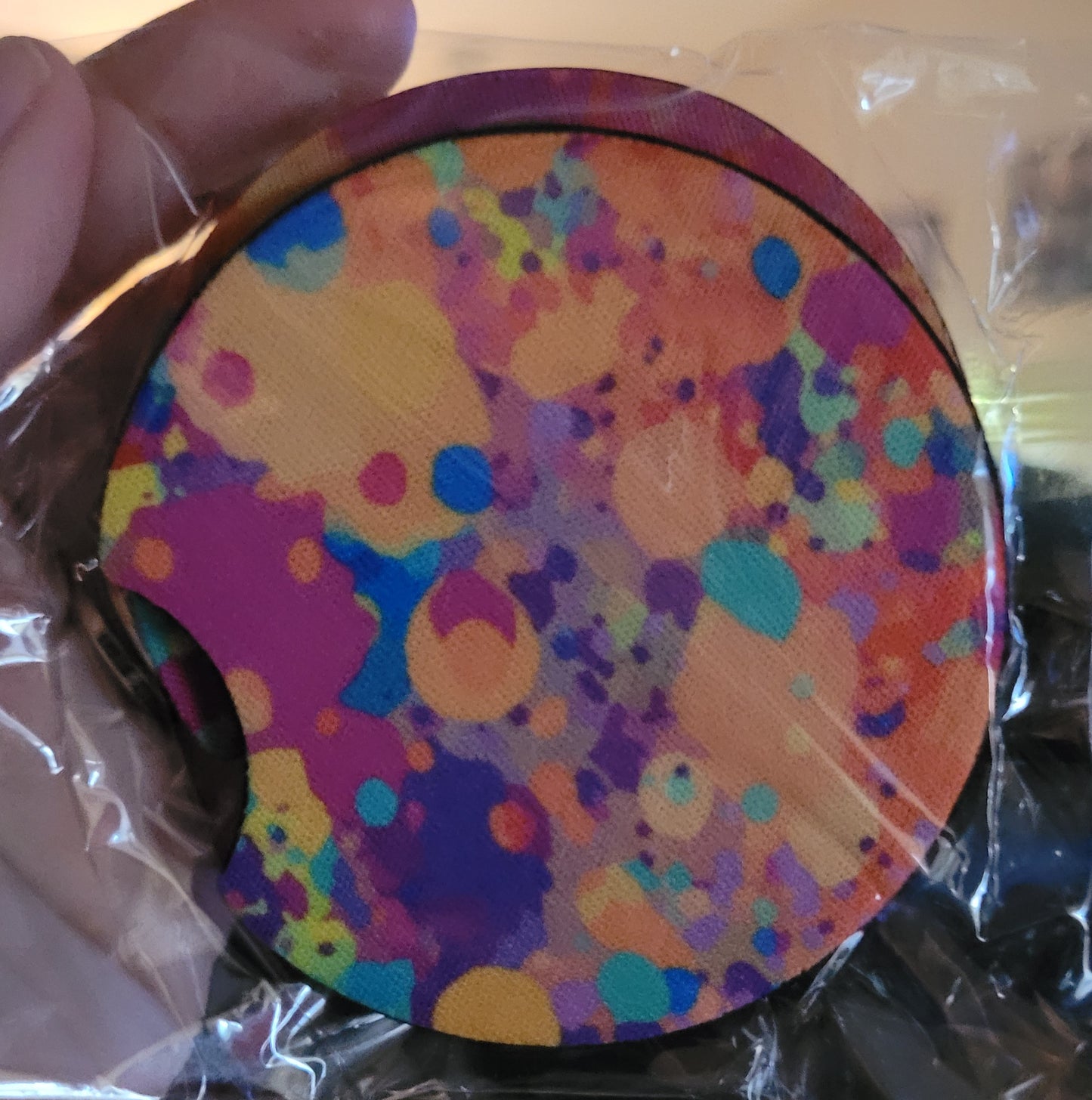 Paint Drops Car Coasters