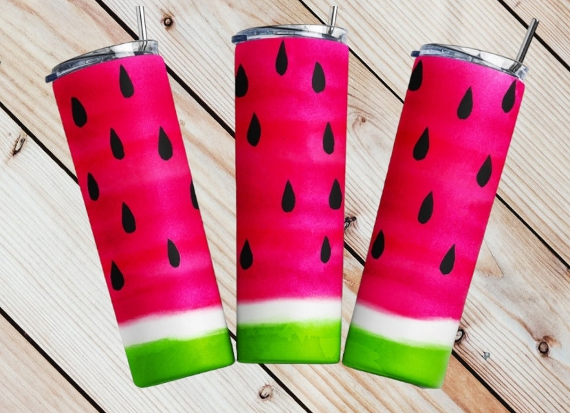Watermelon Water Color Tumbler