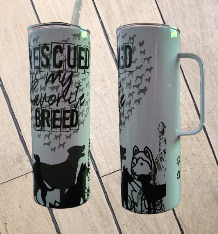 Rescue Dog Handled Tumbler