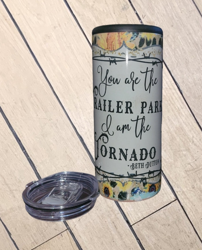 Tornado Trailer Park Tumbler