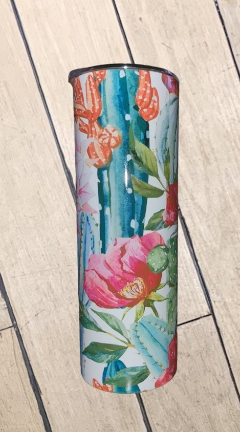 Cactus Flowers Tumbler