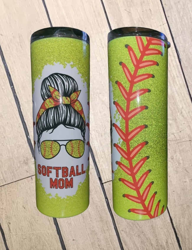 Softball Mom Tumbler