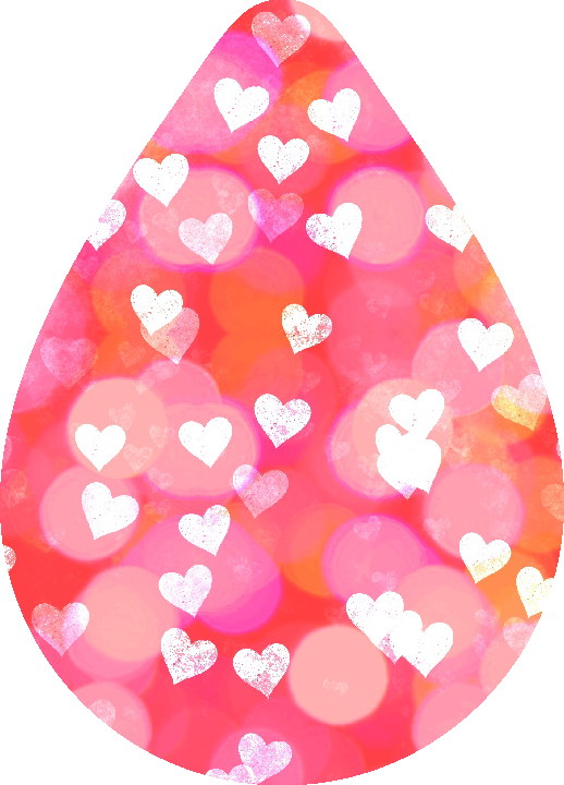 White Heart Earrings