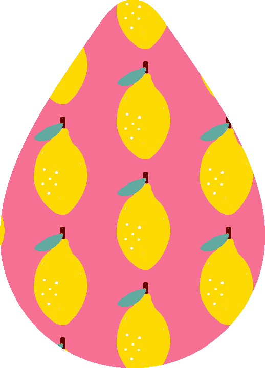 Pink Lemon Earrings