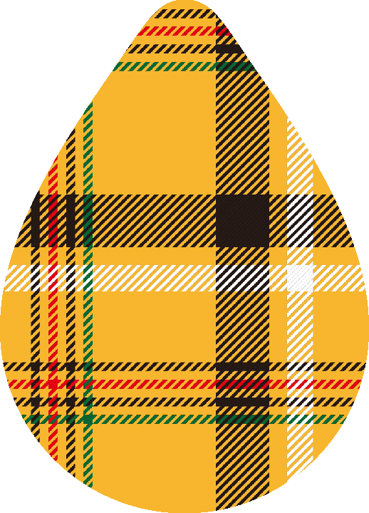 Yellow Buffalo Plaid Earrings