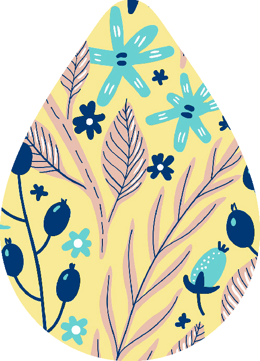 Light Yellow Floral Earrings