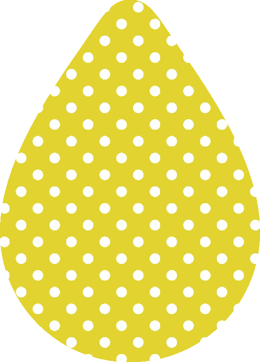 Yellow and White Dot Earrings