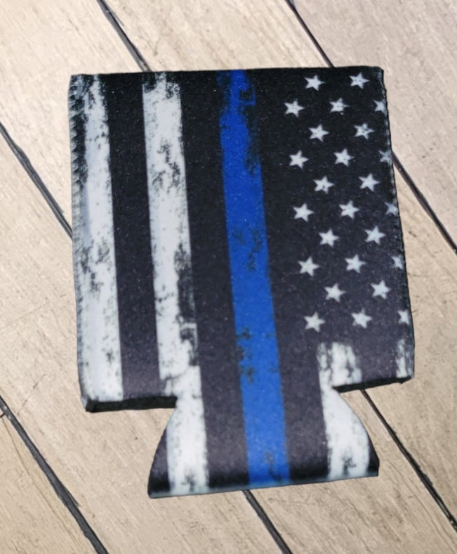 Thin Blue Line Koozie