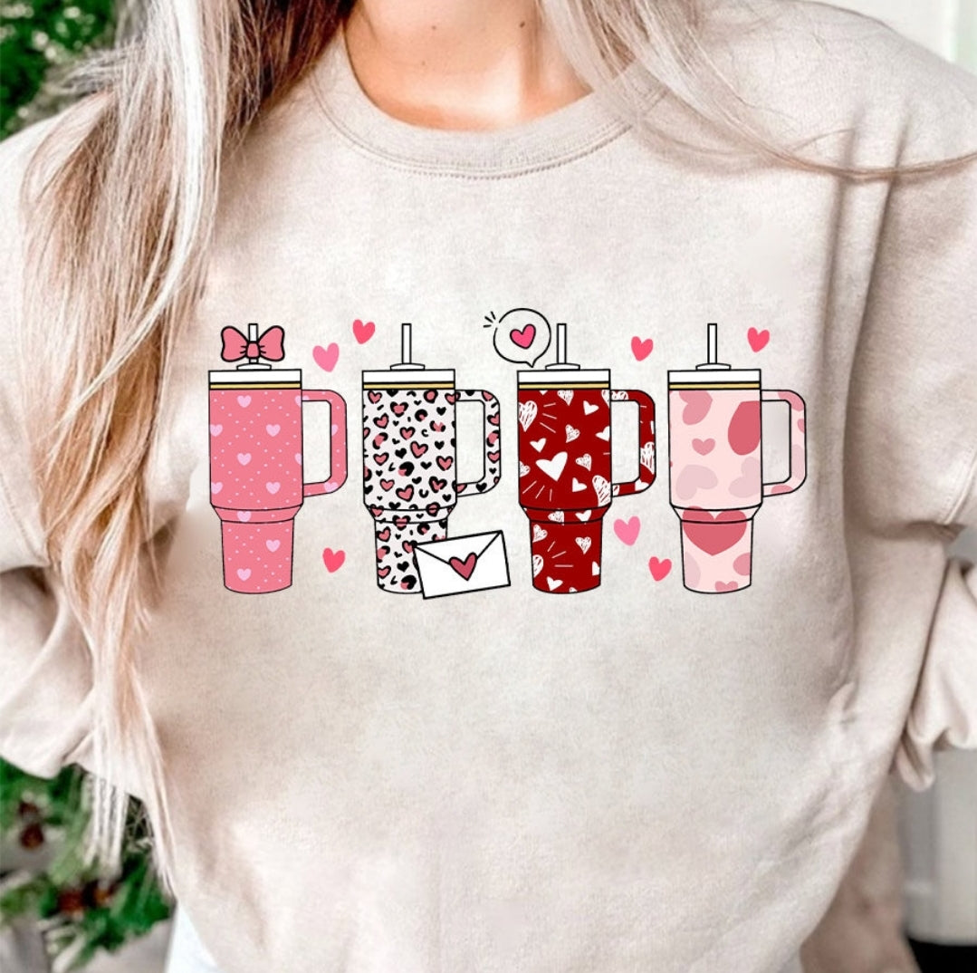 Valentine Tumbler Crewneck
