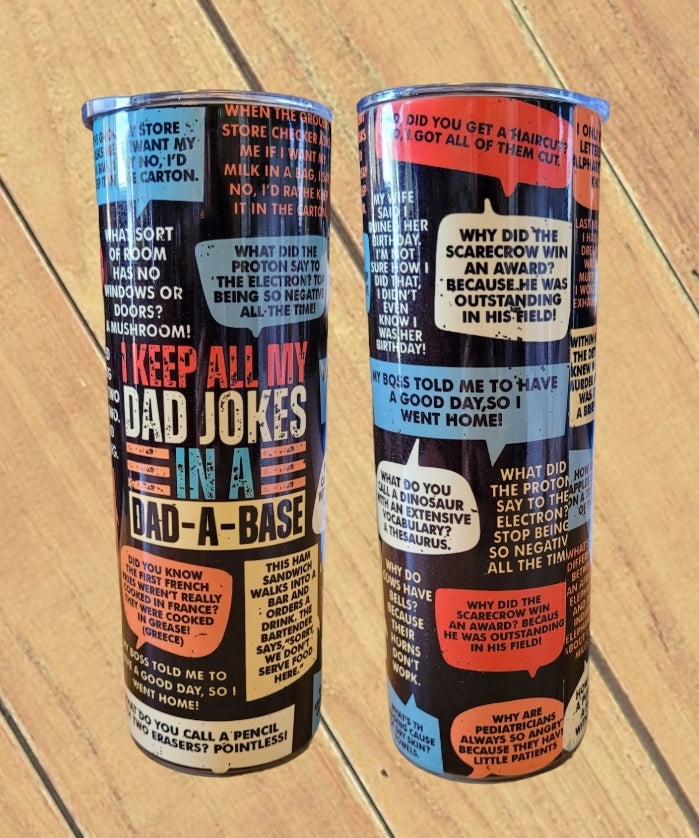 Dad Jokes Tumbler
