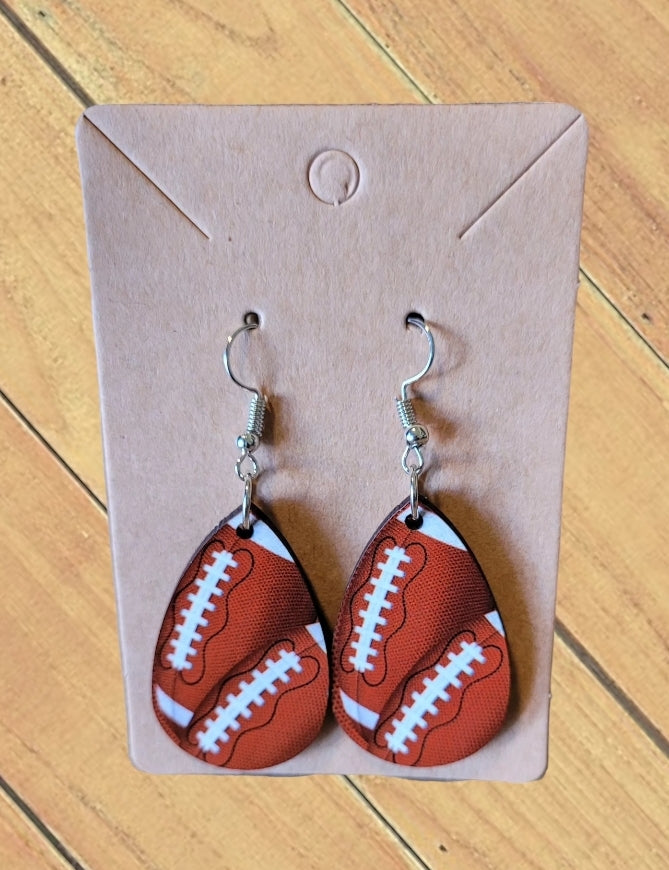 Football Earrings