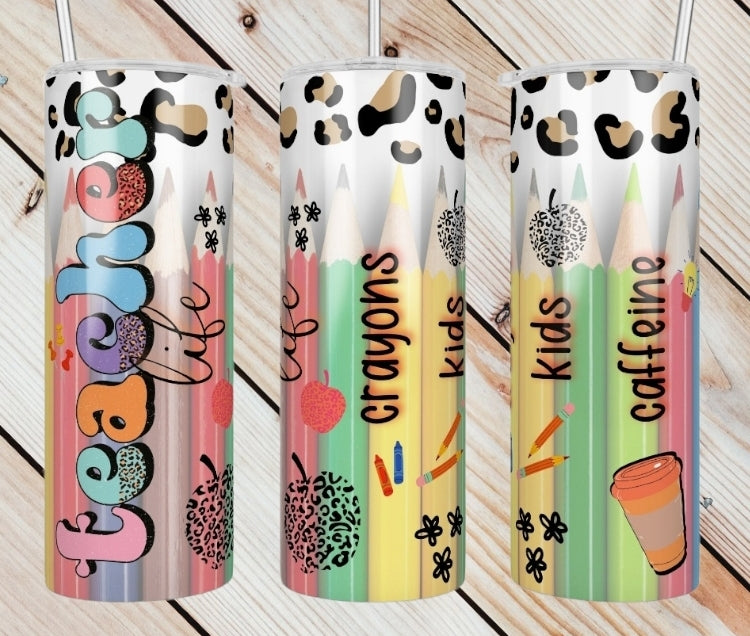 Teacher Life Tumbler