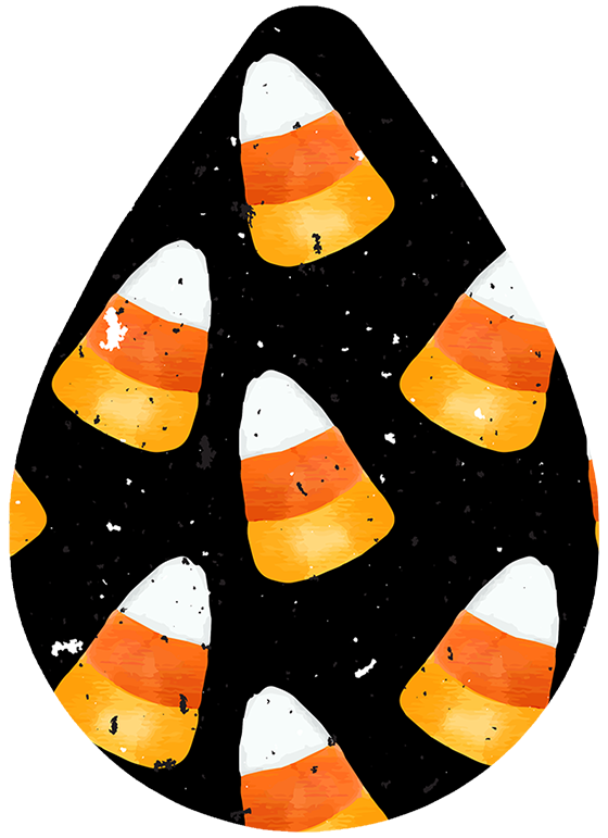 Candy Corn Earrings