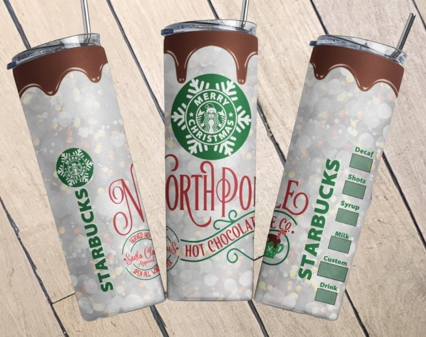 North Pole Tumbler - Different Design Options