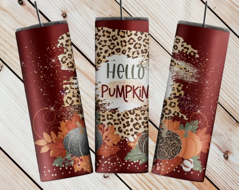 Hello Pumpkin Tumbler - Different Color Options