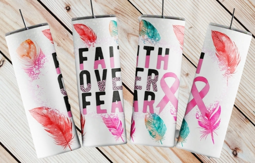 Faith Over Fear Tumbler