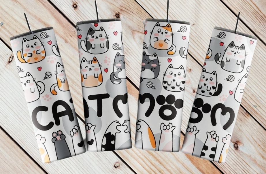 Cat Mom Tumbler