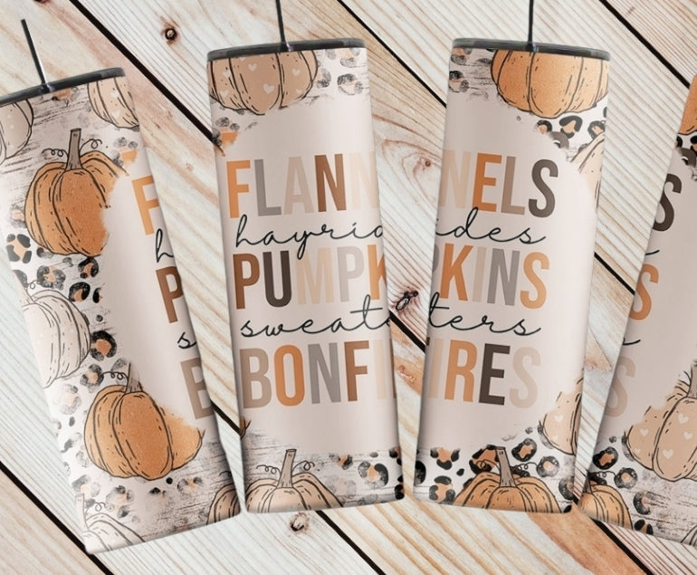 Fall Weather Tumbler - Different Color Options