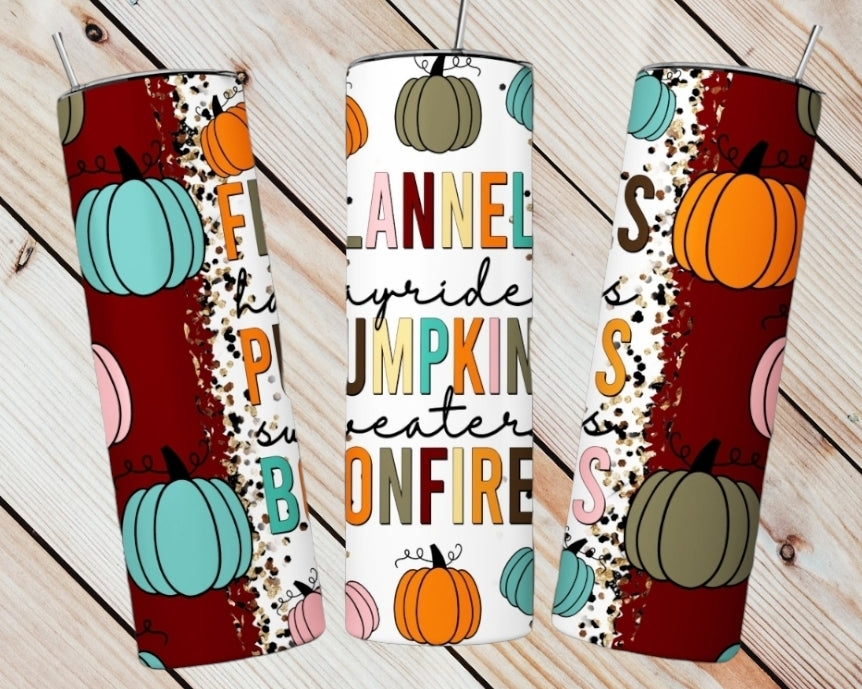 Fall Weather Tumbler - Different Color Options