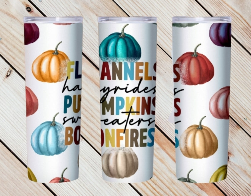 Fall Weather Tumbler - Different Color Options