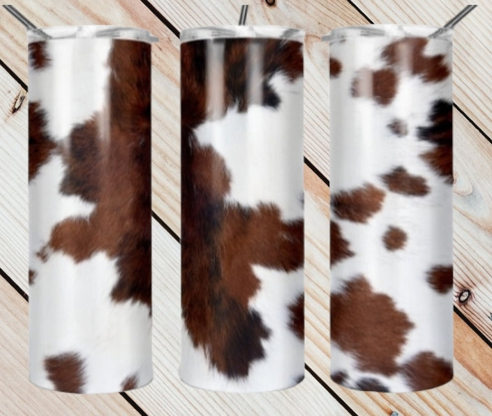 Cow Print Tumbler
