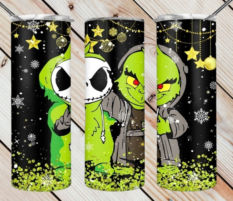 Grinch and Jack Tumbler