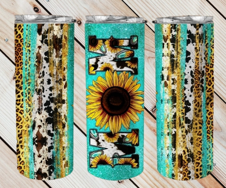 Teal Mom Tumbler