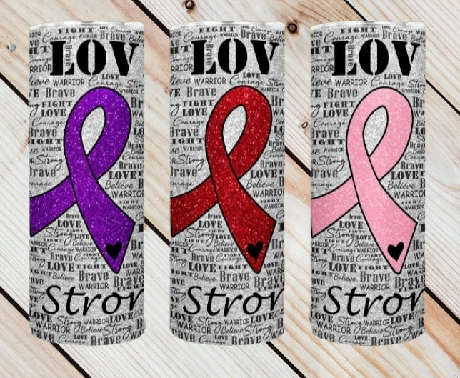 Awareness Ribbon Tumblers