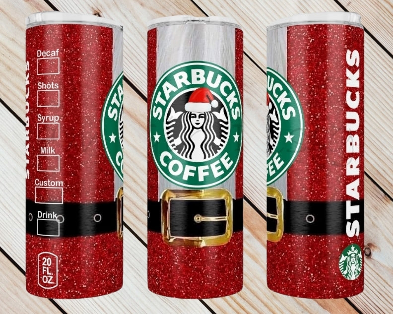 Santa Starbucks Tumbler