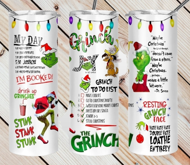 Grinch Movie Tumbler