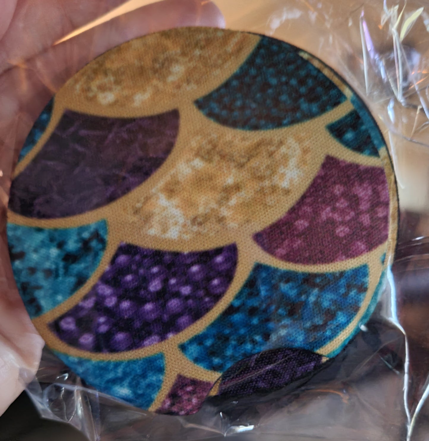 Mermaid Scales Car Coasters