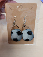 Load image into Gallery viewer, Soccer Ball Earrings
