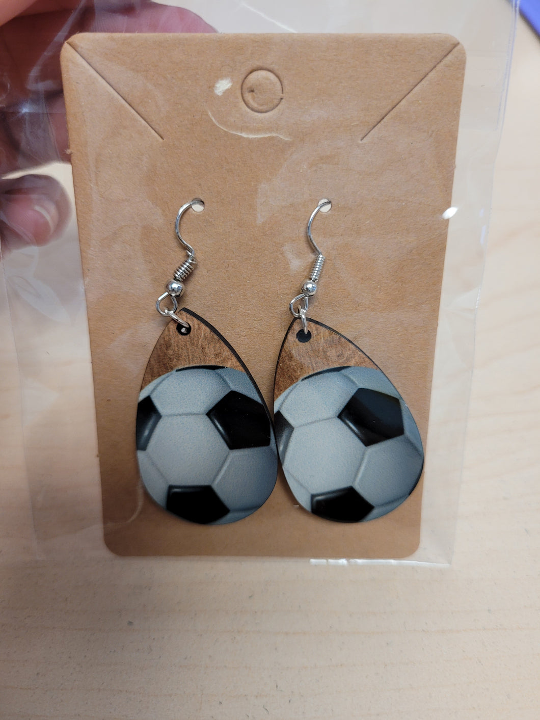 Soccer Ball Earrings
