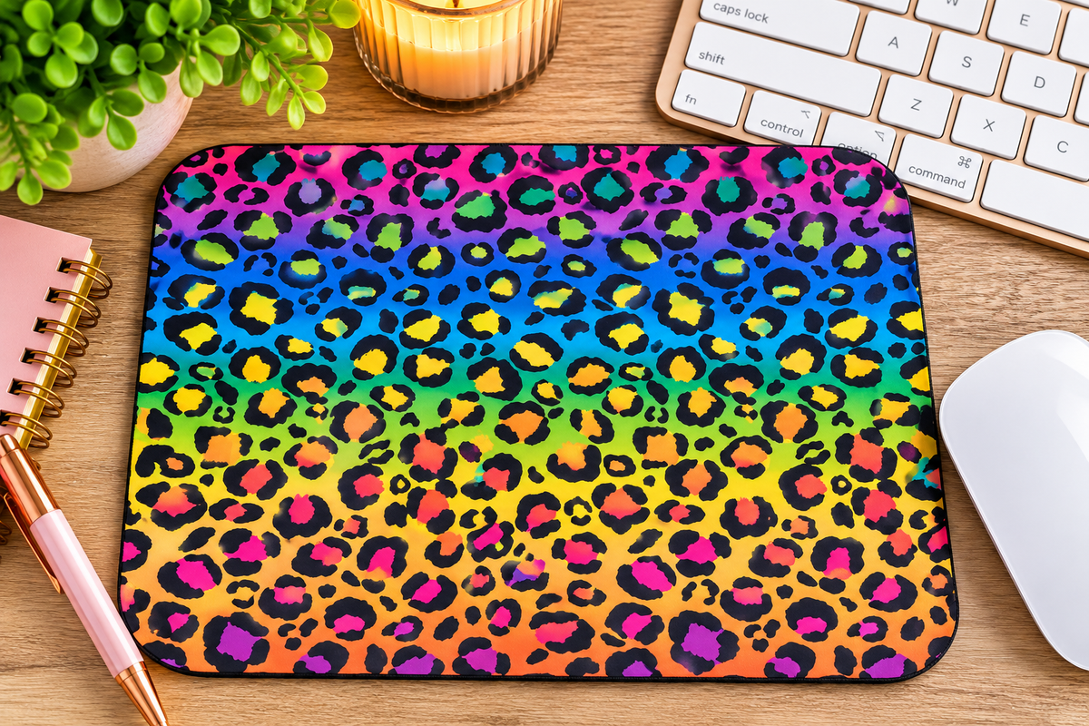 Lisa Frank Inspired Mouse Pad