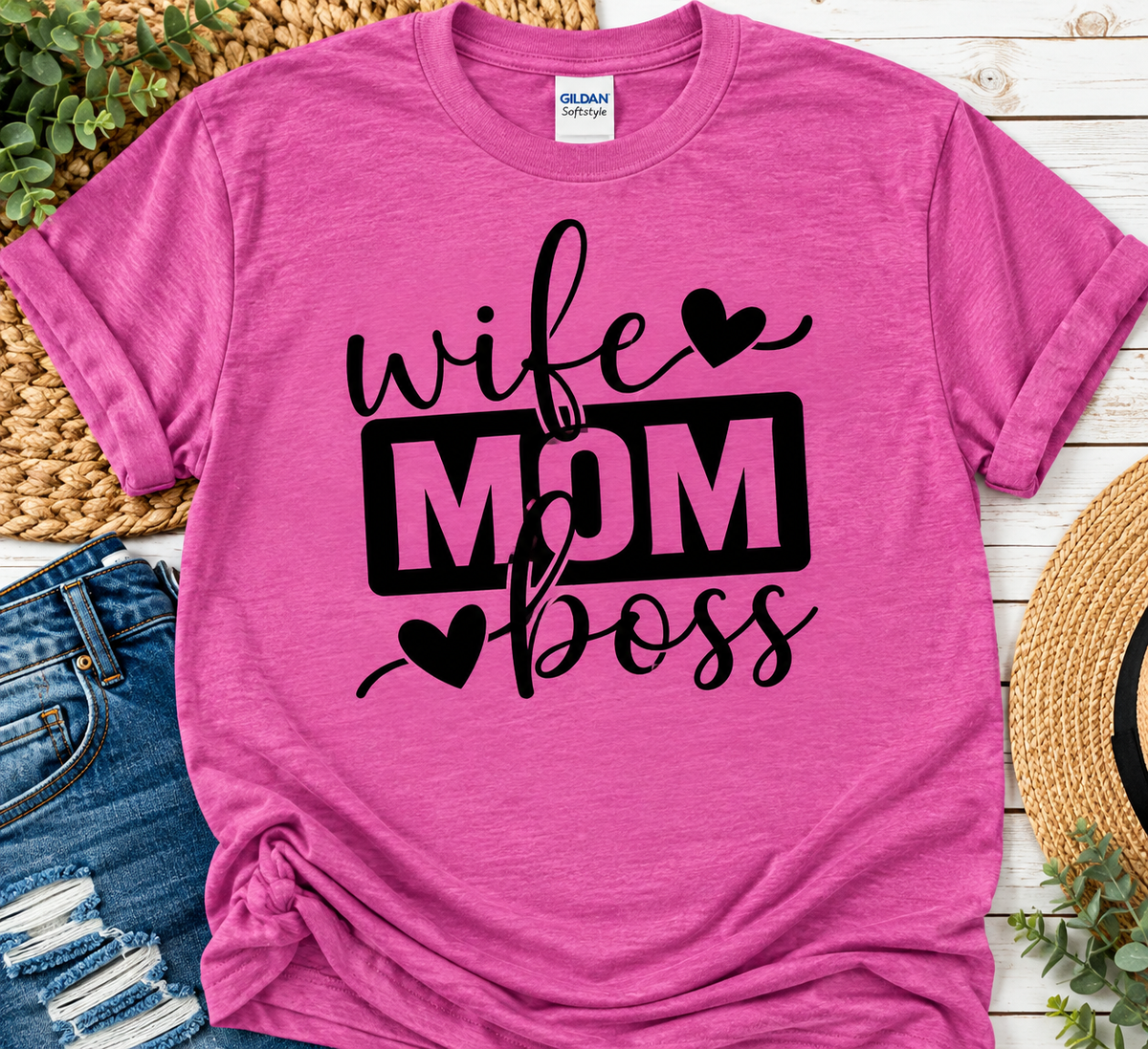 Wife Mom Boss Shirt