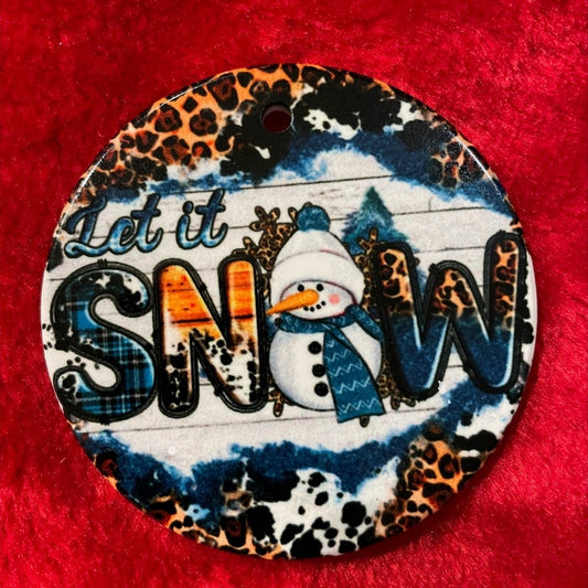 Let It Snow Ornament