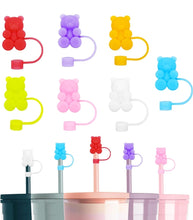 Load image into Gallery viewer, Gummy Bear Straw Toppers
