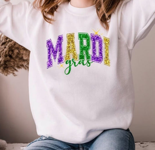 Mardi Gras Crewneck/Shirt