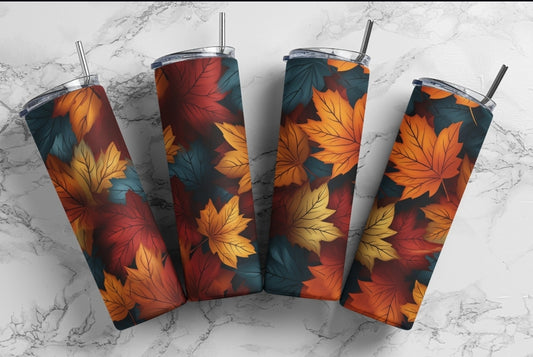 Fall Leaves Tumbler