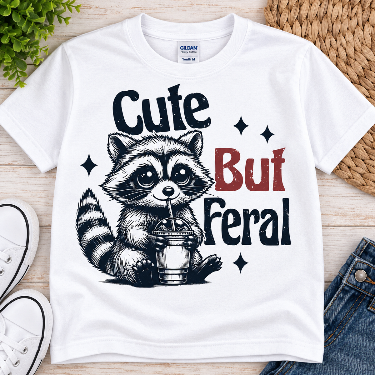 Cute But Feral Youth Shirt