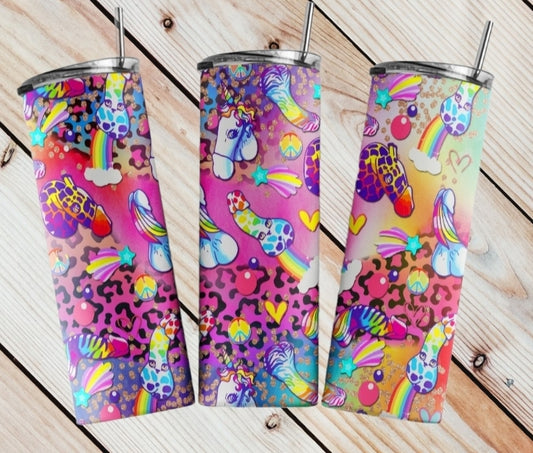Rainbow Penis Tumbler