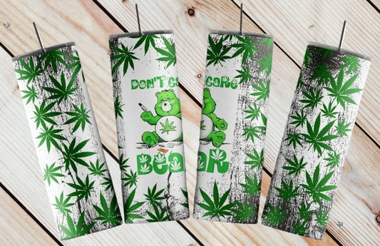 Don't Care Bear Tumbler