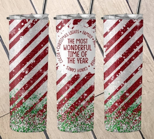 Candy Cane Tumbler