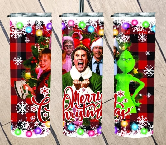 Christmas Movie Favorites Tumbler