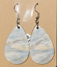 Load image into Gallery viewer, Gray Marble Earrings
