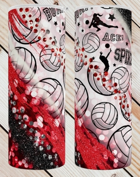Volleyball Tumbler - Different Color Options