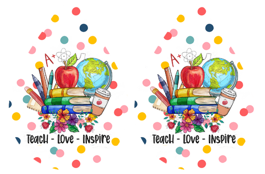 Teach Love Inspire Earrings